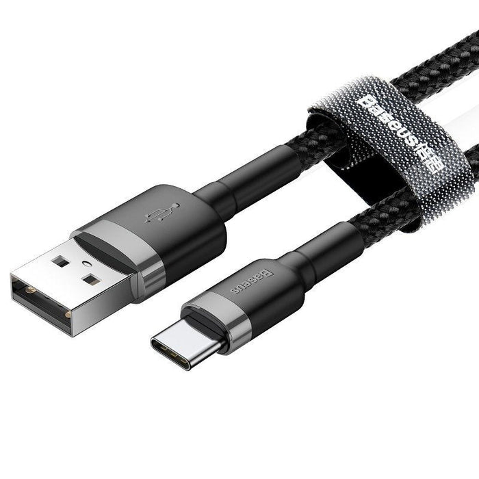 Baseus Cafule cable USB-C 3A 1m (Gray + Black) - USB to USB-C<<<USB cables<<<GSM Accessories<<<InnproXML&&&Cell phone
