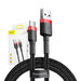 Baseus Cafule cable USB-C 3A 1m (Red + Black) - USB to USB-C<<<USB cables<<<GSM Accessories<<<InnproXML&&&Cell phone