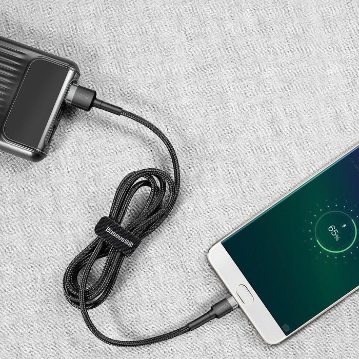 Baseus Cafule Cable USB For Micro 2A 3m Gray + Black - USB to Micro USB<<<USB cables<<<GSM