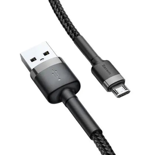 Baseus Cafule Cable USB For Micro 2A 3m Gray + Black - USB to Micro USB<<<USB cables<<<GSM