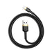 Baseus Cafule Cable USB Lightning 1.5 A 2m (Gold + Black) - USB to Lightning<<<USB cables<<<GSM
