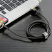 Baseus Cafule Cable USB Lightning 1.5 A 2m (Gold + Black) - USB to Lightning<<<USB cables<<<GSM