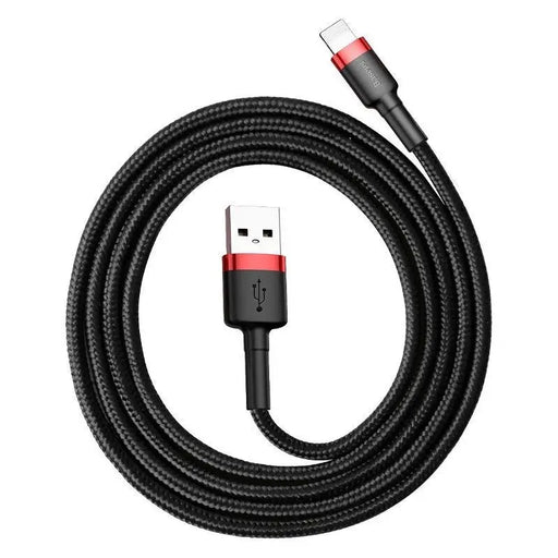 Baseus Cafule Cable USB Lightning 2A 3m (Black + Red) - USB to Lightning<<<USB cables<<<GSM