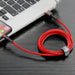 Baseus Cafule Cable USB Lightning 2A 3m (Red) - USB to Lightning<<<USB cables<<<GSM Accessories<<<InnproXML&&&Cell