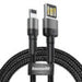 Baseus Cafule Double-sided USB Lightning Cable 1.5A 2m (Gray + Black) - USB to Lightning<<<USB cables<<<GSM