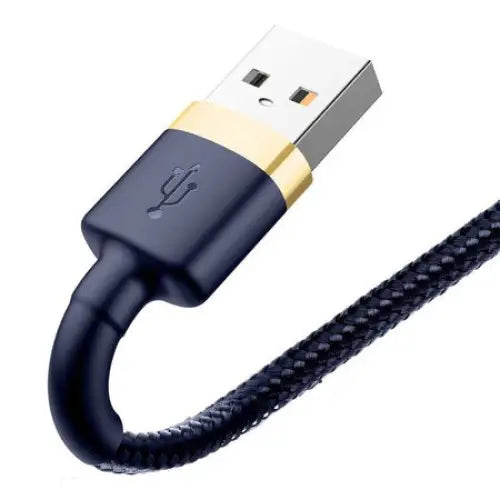 Baseus Cafule Lightning cable 2.4A 1m (Gold + Dark blue) - USB to Lightning<<<USB cables<<<GSM