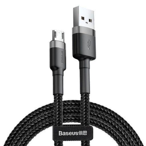 Baseus Cafule Micro USB cable 2.4A 0,5m (gray + black) - USB to Micro USB<<<USB cables<<<GSM