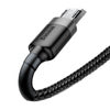 Baseus Cafule Micro USB cable 2.4A 0,5m (gray + black) - USB to Micro USB<<<USB cables<<<GSM