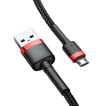 Baseus Cafule Micro USB cable 2.4A 1m (Red+ Black) - USB to Micro USB<<<USB cables<<<GSM Accessories<<<InnproXML&&&Cell