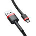 Baseus Cafule Micro USB cable 2.4A 1m (Red+ Black) - USB to Micro USB<<<USB cables<<<GSM Accessories<<<InnproXML&&&Cell