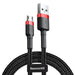 Baseus Cafule Micro USB cable 2.4A 1m (Red+ Black) - USB to Micro USB<<<USB cables<<<GSM Accessories<<<InnproXML&&&Cell