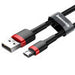 Baseus Cafule Micro USB Cable 2A 3m (Black + Red) - USB to Micro USB<<<USB cables<<<GSM Accessories<<<InnproXML&&&Cell
