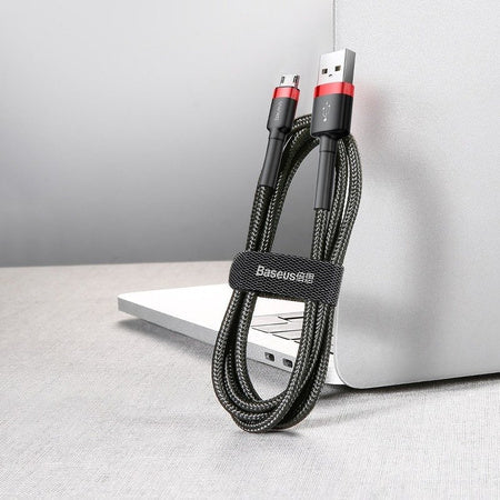 Baseus Cafule Micro USB Cable 2A 3m (Black + Red) - USB to Micro USB<<<USB cables<<<GSM Accessories<<<InnproXML&&&Cell
