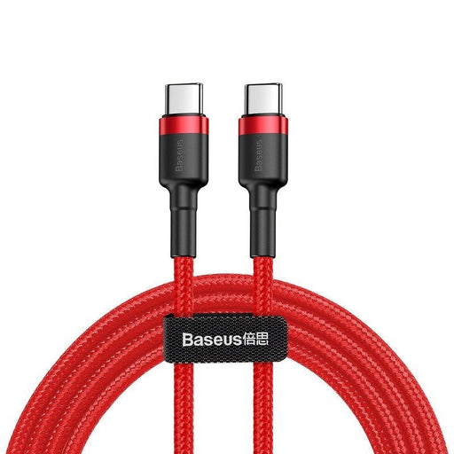 Baseus Cafule PD2.0 60W flash charging USB For Type-C cable (20V 3A) 2m Red - USB-C to USB-C<<<USB cables<<<GSM
