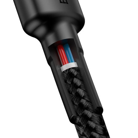 Baseus Cafule PD2.0 60W flash charging USB For Type-C cable (20V 3A) 2m Gray + Black - USB-C to USB-C<<<USB