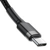 Baseus Cafule PD2.0 60W flash charging USB For Type-C cable (20V 3A) 2m Gray + Black - USB-C to USB-C<<<USB