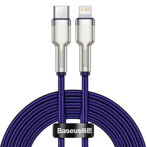 Baseus Cafule Series USB-C cable for Lightning 20W 2m (purple) - USB-C to Lightning<<<USB cables<<<GSM