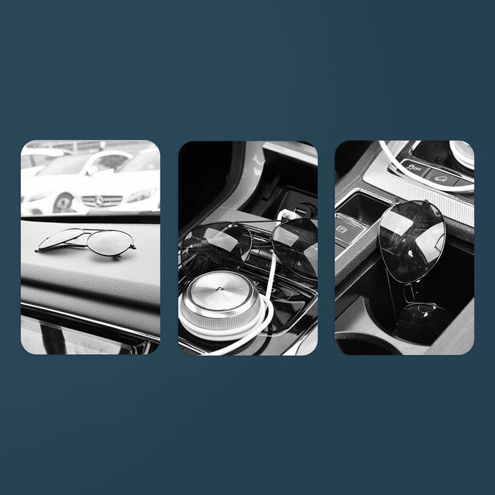 Baseus Car Holder Glasses Clip Silver (ACYJN-B0S) - Other car accessories<<<HurtelXML&&&Car