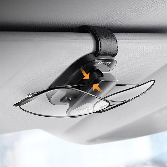 Baseus Car Holder Glasses Clip Silver (ACYJN-B0S) - Other car accessories<<<HurtelXML&&&Car