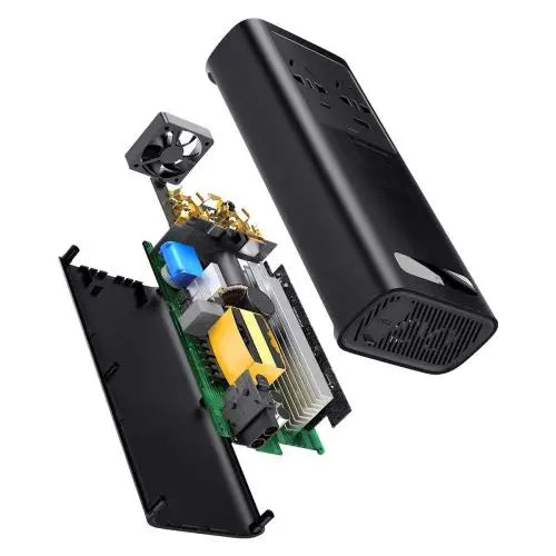 Baseus Car Power Inverter 150W 12V / 500W 220V (C + U + Dual EU plug) Black (CGNB000101) - Wireless Headphones