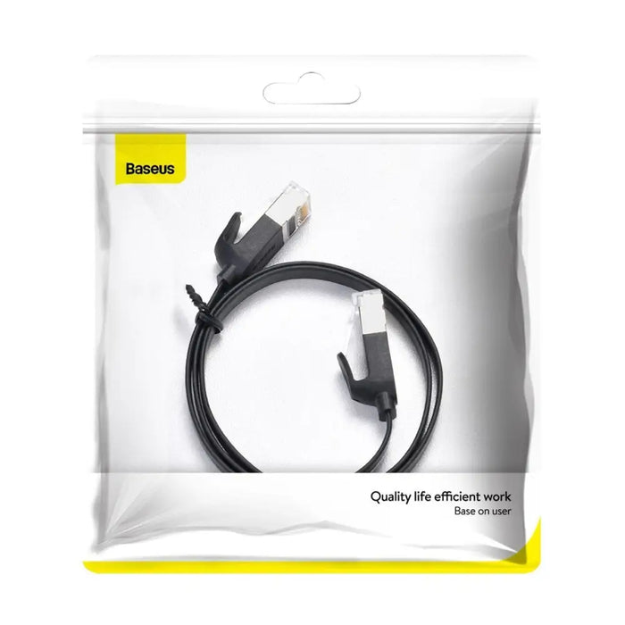 Baseus Cat 6 UTP Ethernet RJ45 Cable Flat 0,5m black - Network cables<<<Cables<<<IT Accessories<<<InnproXML&&&Kable