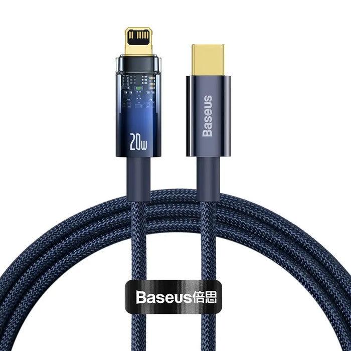 Baseus CATS000003 Lightning - USB-C cable 20W 480Mb/s 1m - blue - Cell phone cables<<<HurtelXML