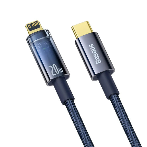 Baseus CATS000003 Lightning - USB-C cable 20W 480Mb/s 1m - blue - Cell phone cables<<<HurtelXML