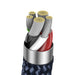 Baseus CATS000003 Lightning - USB-C cable 20W 480Mb/s 1m - blue - Cell phone cables<<<HurtelXML