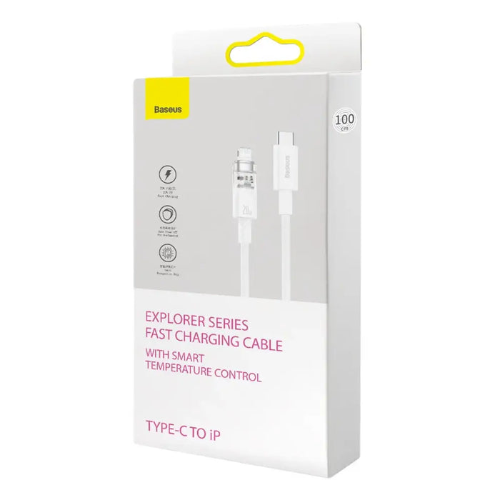 Baseus CATS010302 Lightning - USB-C cable 20W 480Mb/s 2m - white - Cell phone cables<<<HurtelXML