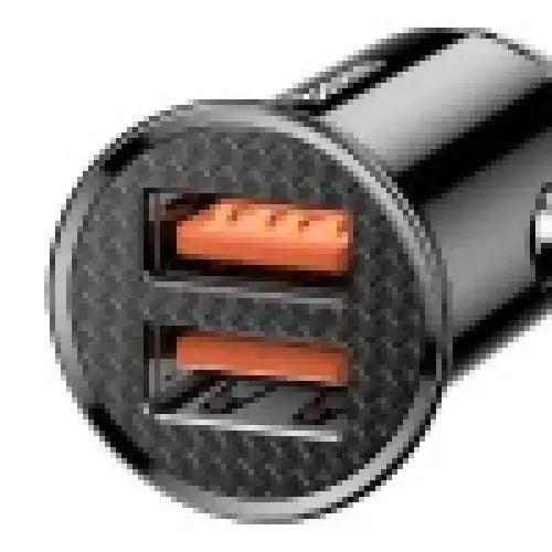 Baseus Circular 2xUSB QC3.0 5A 30W car charger (black) - Car chargers<<<Chargers<<<GSM Accessories<<<InnproXML&&&Cell