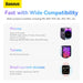 Baseus Comet Series powerbank with display 10000mAh 22.5W - purple + USB-A / USB-C cable - Powerbanks<<<HurtelXML