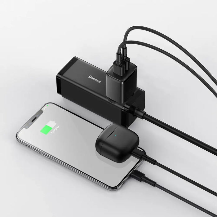 Baseus Compact Quick Charger 2x USB 10.5W (black) - mains chargers<<<Chargers<<<GSM Accessories<<<InnproXML&&&Cell
