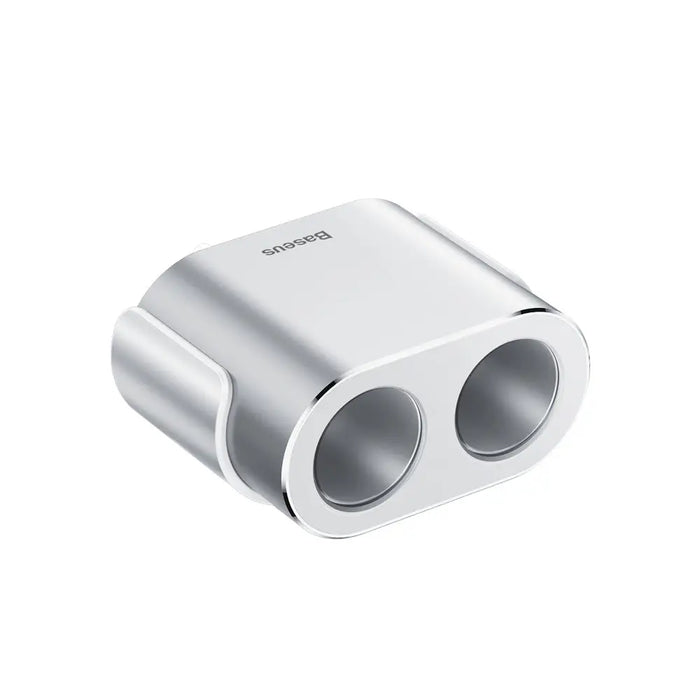 Baseus CRDYQ-0S splitter 2x cigarette lighter socket 80W 2x USB-A 3.1A - silver - Cell phone USB