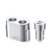 Baseus CRDYQ-0S splitter 2x cigarette lighter socket 80W 2x USB-A 3.1A - silver - Cell phone USB