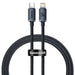 Baseus Crystal cable USB-C to Lightning 20W PD 1.2m (black) - USB-C to Lightning<<<USB cables<<<GSM