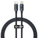 Baseus Crystal cable USB-C to Lightning 20W PD 1.2m (black) - USB-C to Lightning<<<USB cables<<<GSM