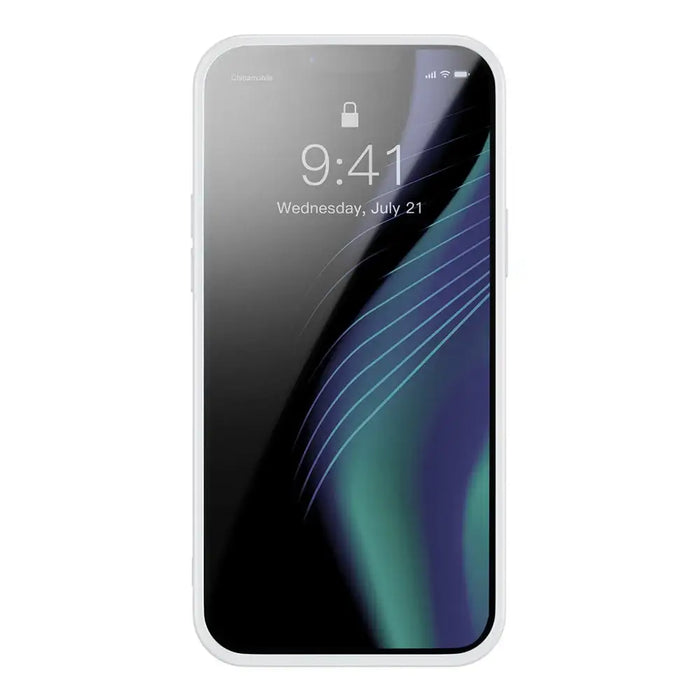 Baseus Crystal Phone Case Armor Case for iPhone 13 Pro with Gel Frame gray (ARJT000413) - Cell phone cases