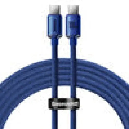 Baseus Crystal Shine cable USB-C to USB-C 100W 2m (blue) - USB-C to USB-C<<<USB cables<<<GSM