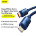 Baseus Crystal Shine cable USB-C to Lightning 20W PD 2m (blue) - Lightning