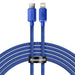 Baseus Crystal Shine cable USB-C to Lightning 20W PD 2m (blue) - USB-C to Lightning<<<USB cables<<<GSM