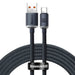 Baseus Crystal Shine cable USB to USB-C 100W 1.2m (black) - USB to USB-C<<<USB cables<<<GSM
