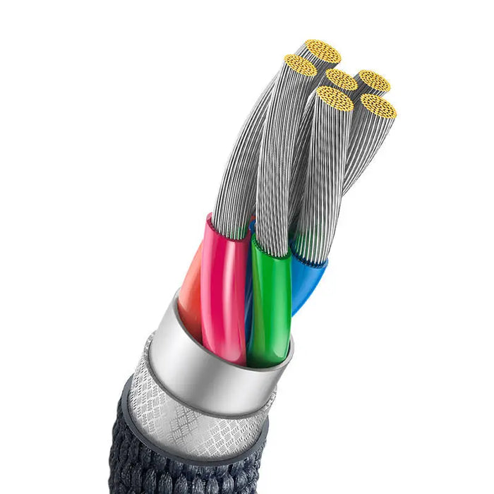 Baseus Crystal Shine cable USB to USB-C 100W 1.2m (black) - USB to USB-C<<<USB cables<<<GSM