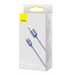Baseus Crystal Shine cable USB to USB-C 100W 2m (purple) - USB to USB-C<<<USB cables<<<GSM