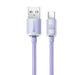 Baseus Crystal Shine cable USB to USB-C 100W 2m (purple) - USB to USB-C<<<USB cables<<<GSM