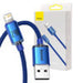 Baseus Crystal Shine cable USB to Lightning 2.4A 1.2m (blue) - USB to Lightning<<<USB cables<<<GSM