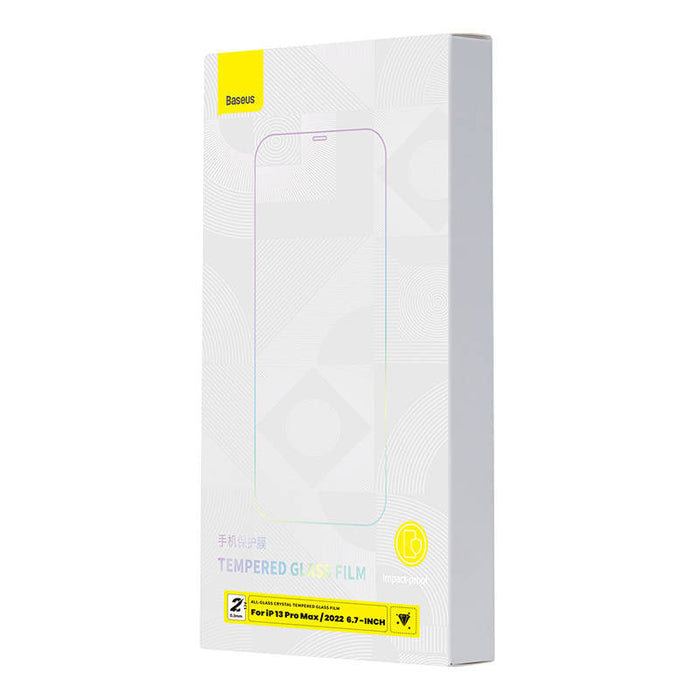Baseus Crystal Tempered Glass 0.3mm for iPhone 14 Plus/13 Pro Max (2pcs) - For smartphones<<<Tempered glass and screen