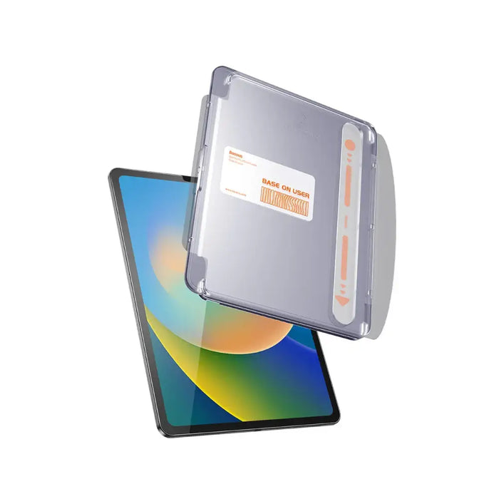Baseus Crystal tempered glass for iPad 10.2’’ (2019/2020/2021) / iPad Air 3 10.5’’ + mounting kit - transparent - Cell
