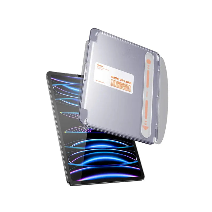 Baseus Crystal tempered glass for iPad Pro 12.9’’ (2018/2020/2021/2022) + mounting kit - transparent - Cell phone