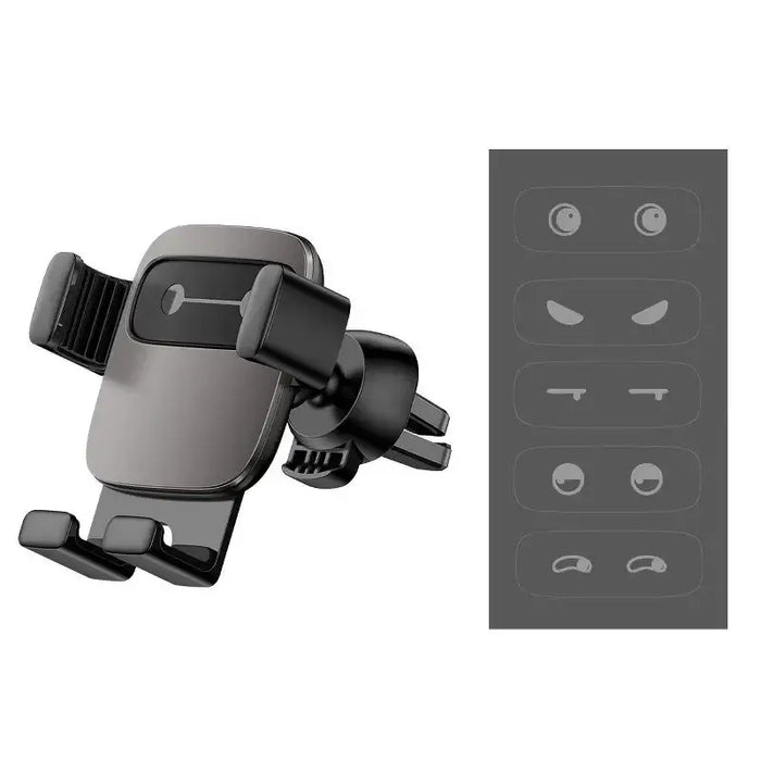 Baseus Cube Gravitational car holder on ventilation grid (Black) - Phone holders<<<Car accessories<<<InnproXML&&&Cell