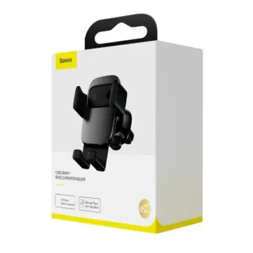 Baseus Cube Gravitational car holder on ventilation grid (Black) - Phone holders<<<Car accessories<<<InnproXML&&&Cell